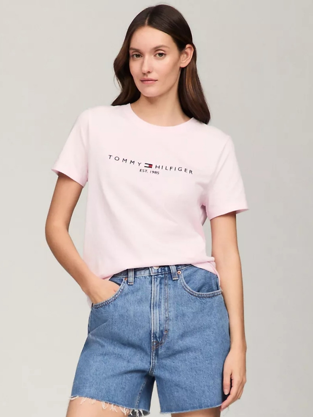 Tommy Hilfiger Adults Pink Tee Size L NWT